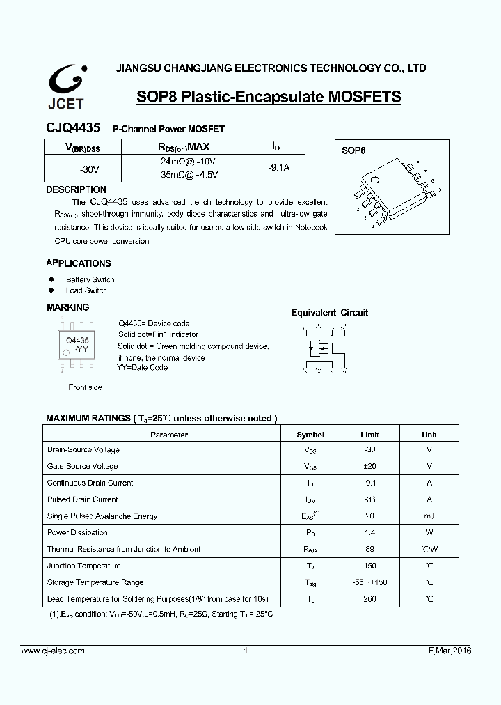 CJQ4435_8868088.PDF Datasheet