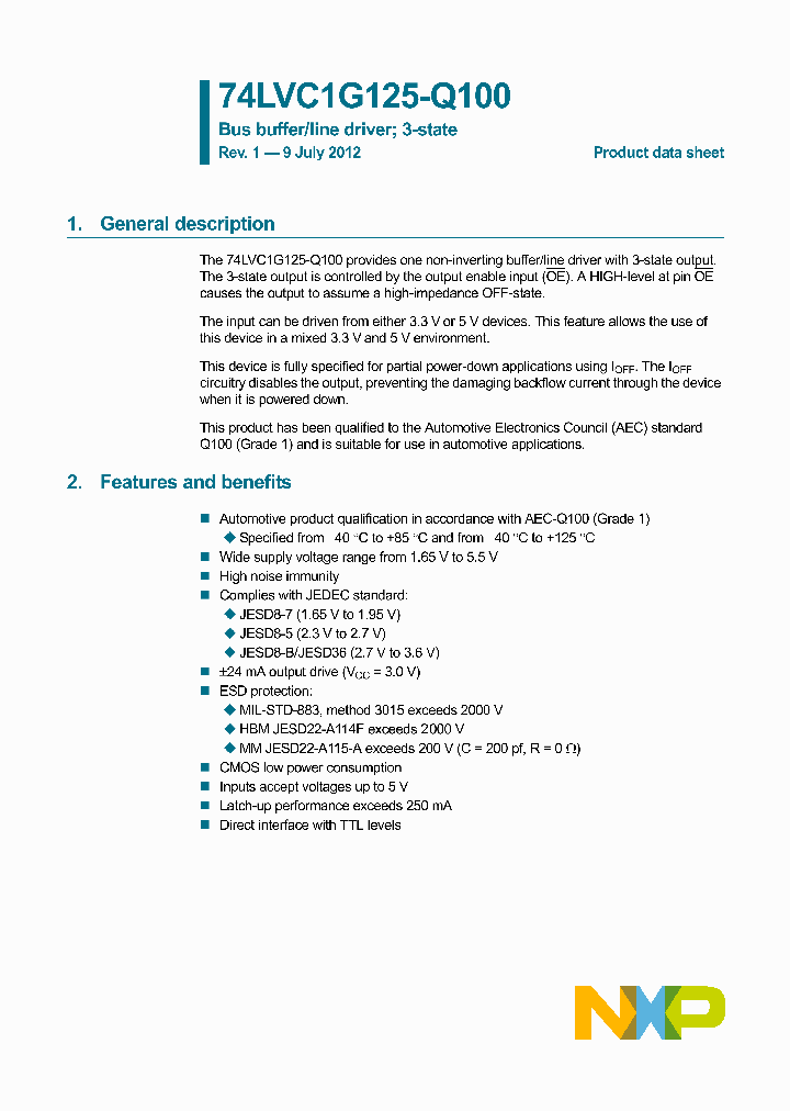74LVC1G125GW-Q100_8869259.PDF Datasheet