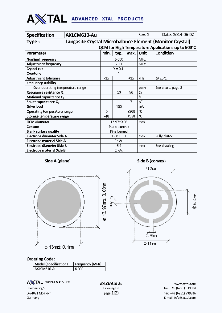 AXLCM610-AU_8868859.PDF Datasheet
