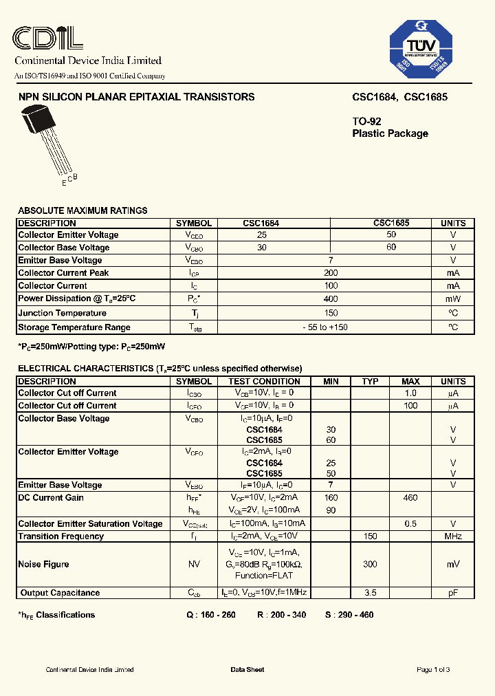 CSC1684Q_8869260.PDF Datasheet