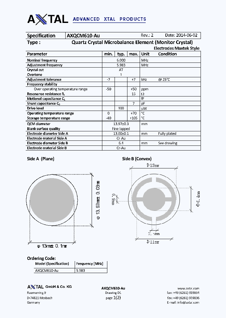 AXQCM610-AU_8868860.PDF Datasheet