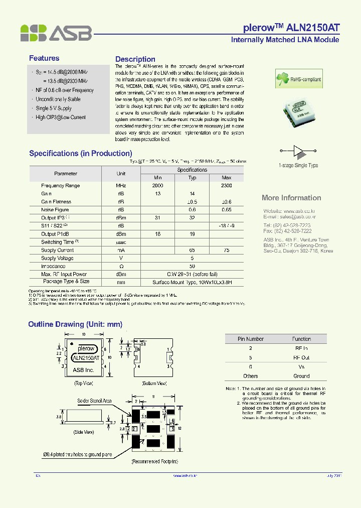 ALN2150AT_8869678.PDF Datasheet