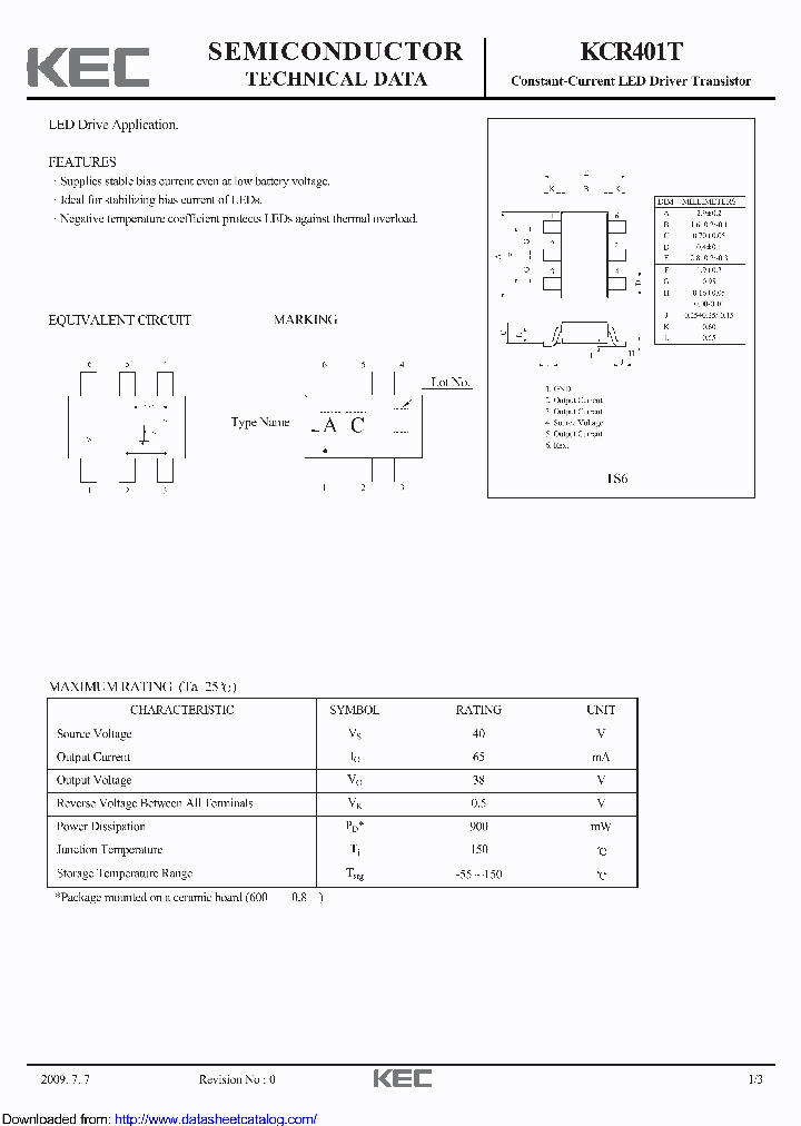 KCR401T_8870136.PDF Datasheet