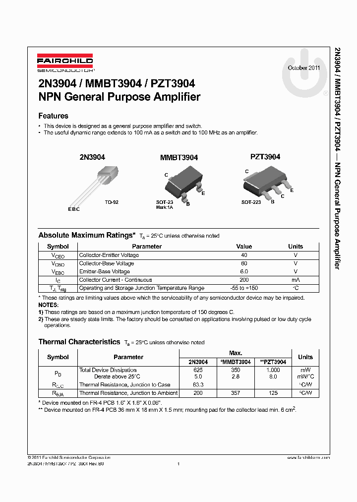 2N3904BU_8870534.PDF Datasheet