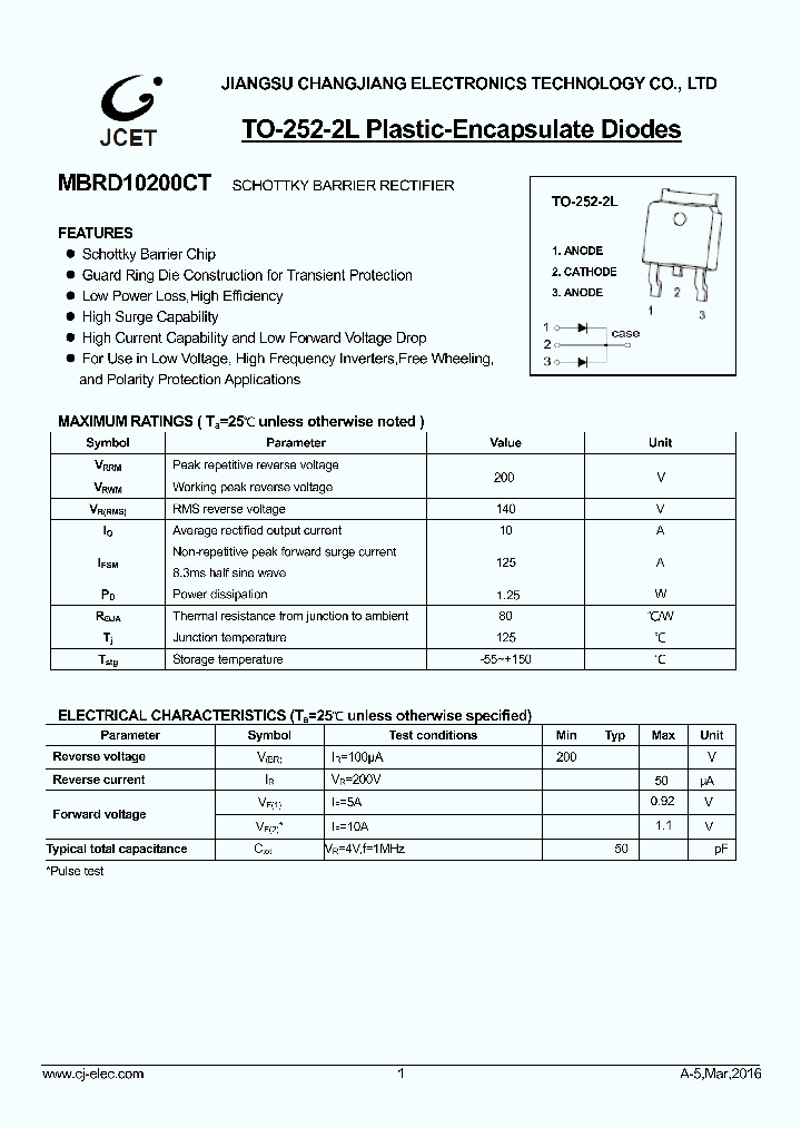MBRD10200CT_8870020.PDF Datasheet