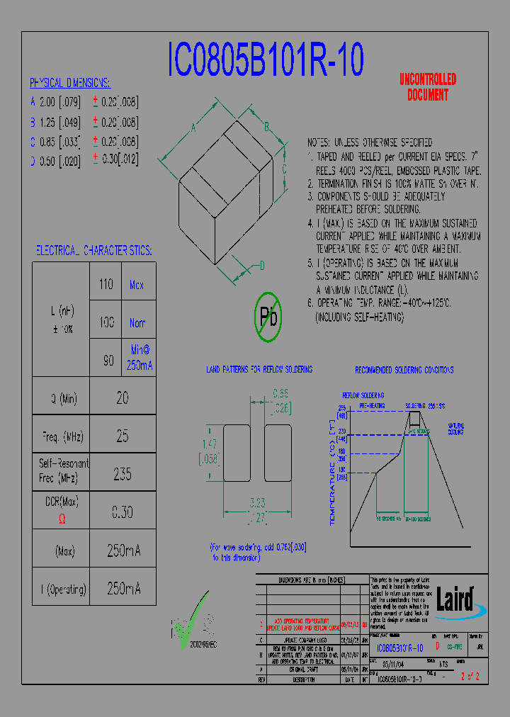 IC0805B101R-10_8871631.PDF Datasheet