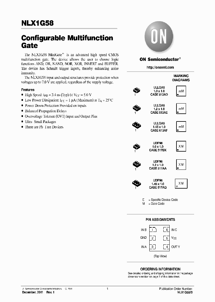NLX1G58_8871621.PDF Datasheet