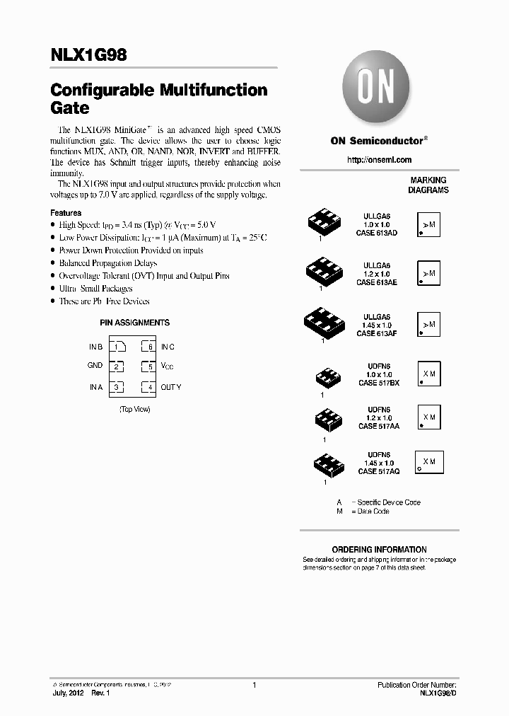 NLX1G98_8871623.PDF Datasheet