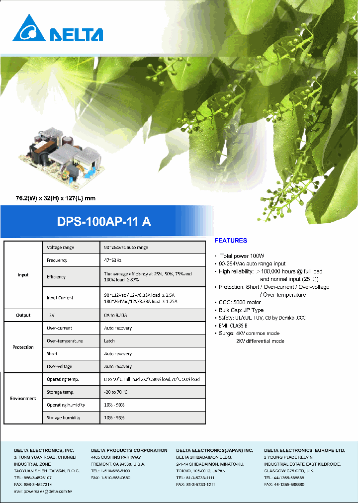 DPS-100AP-11-A_8871972.PDF Datasheet