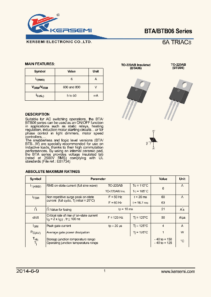 BTB06-800BW_8872927.PDF Datasheet