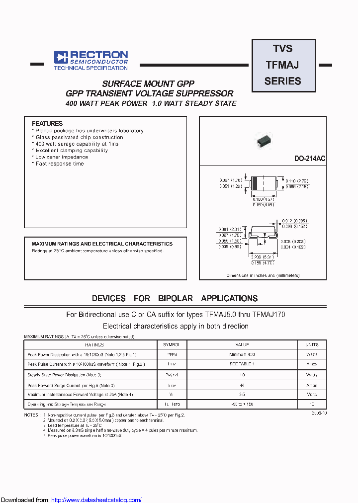 TFMAJ130CA_8877382.PDF Datasheet