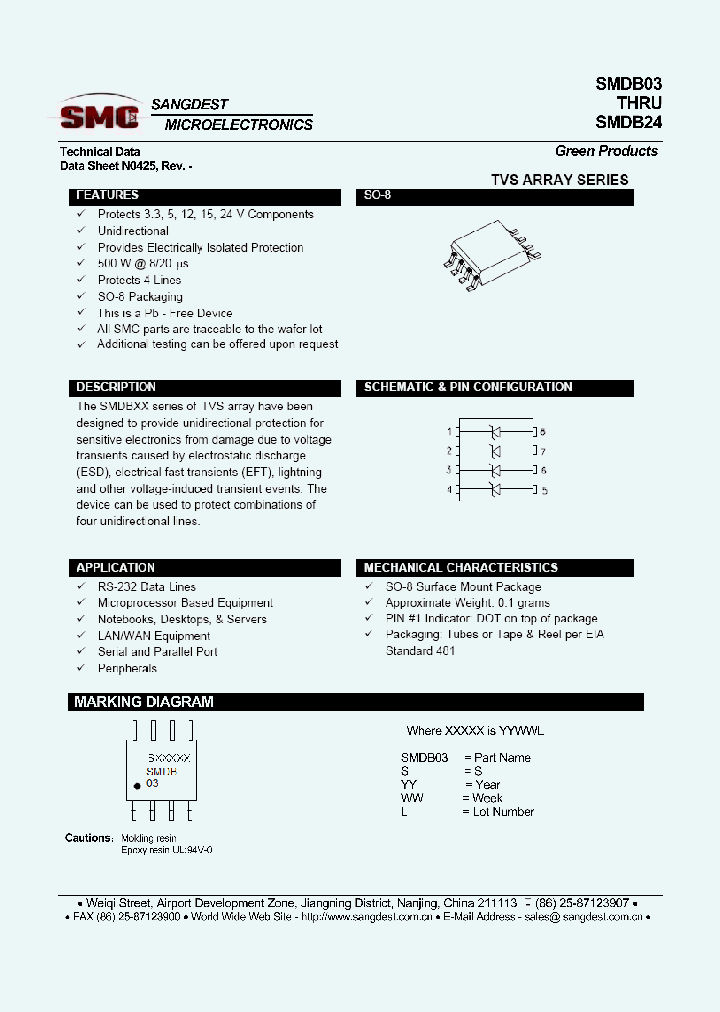 SMDB05_8879620.PDF Datasheet