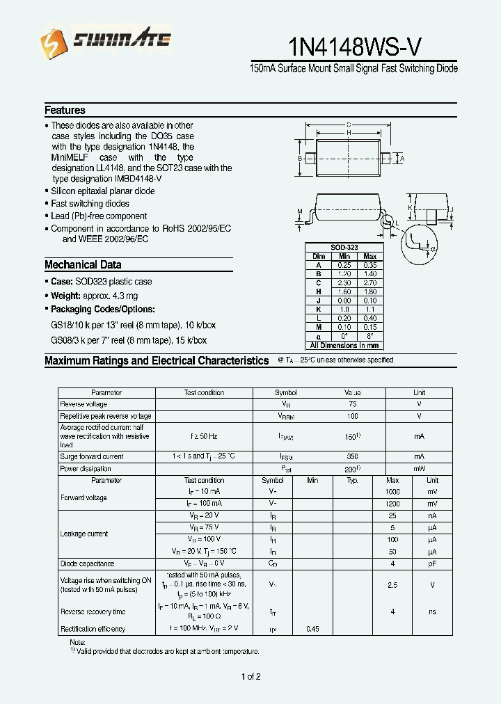 1N4148WS-V_8880545.PDF Datasheet