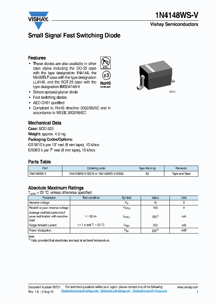 1N4148WS-V_8880544.PDF Datasheet