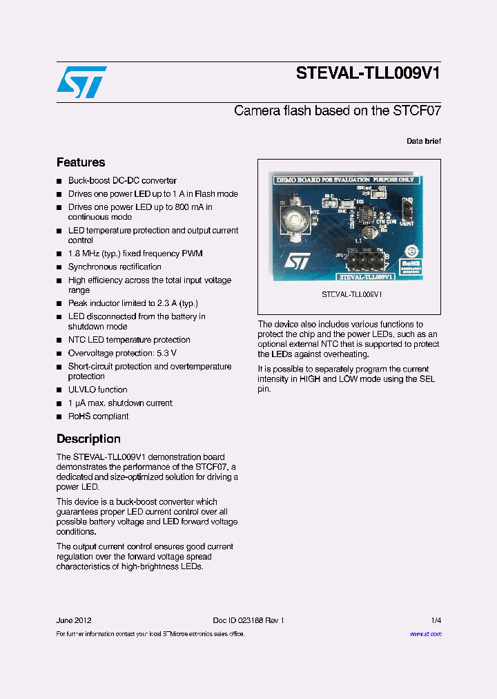 STEVAL-TLL009V1_8881283.PDF Datasheet