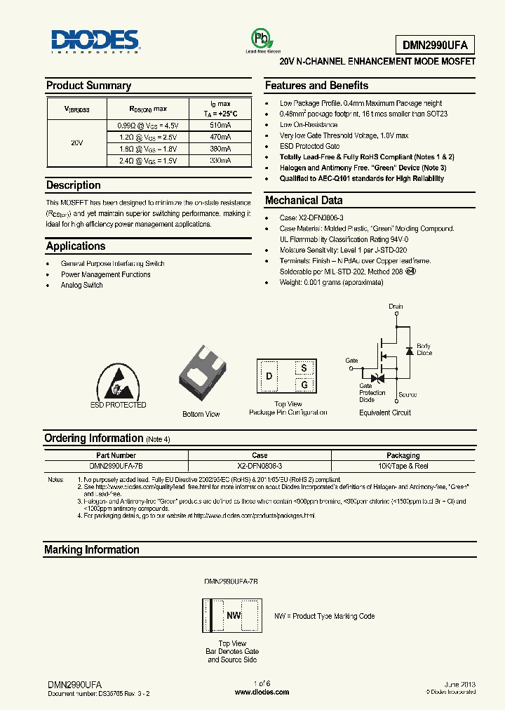 DMN2990UFA_8881384.PDF Datasheet