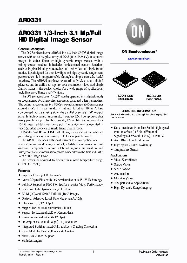AR0331SRSC00SHCAD-GEVK_8882212.PDF Datasheet