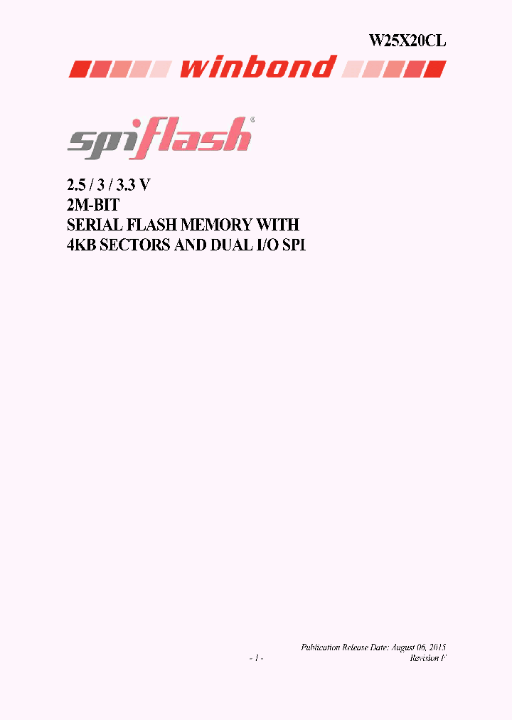 W25X20CLUXIG_8882548.PDF Datasheet