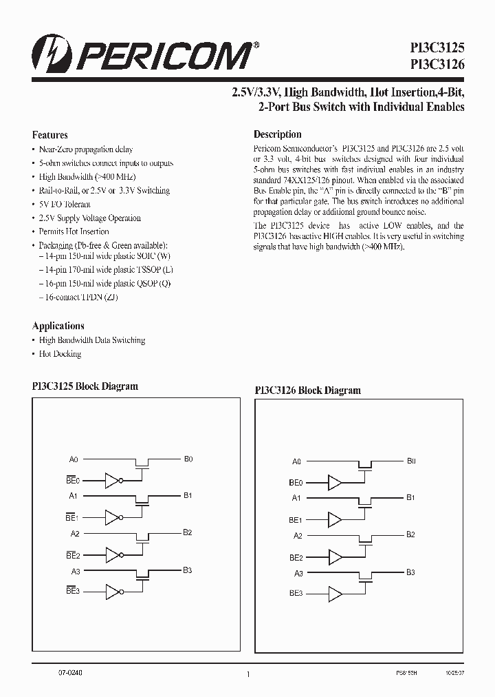 PI3C3125L_8883069.PDF Datasheet