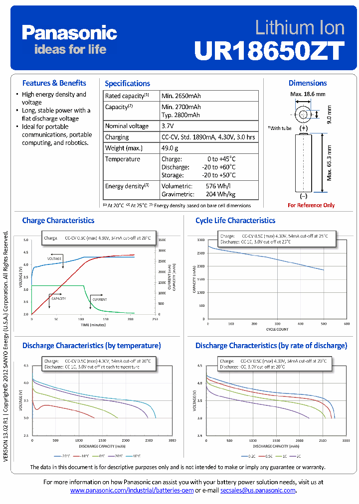 UR18650ZT_8883775.PDF Datasheet
