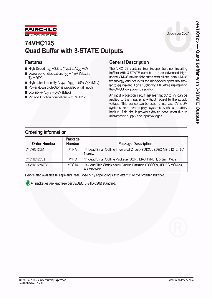 74VHC125M_8884517.PDF Datasheet