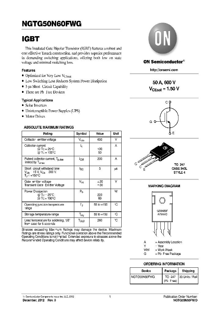 NGTG50N60FW_8884654.PDF Datasheet