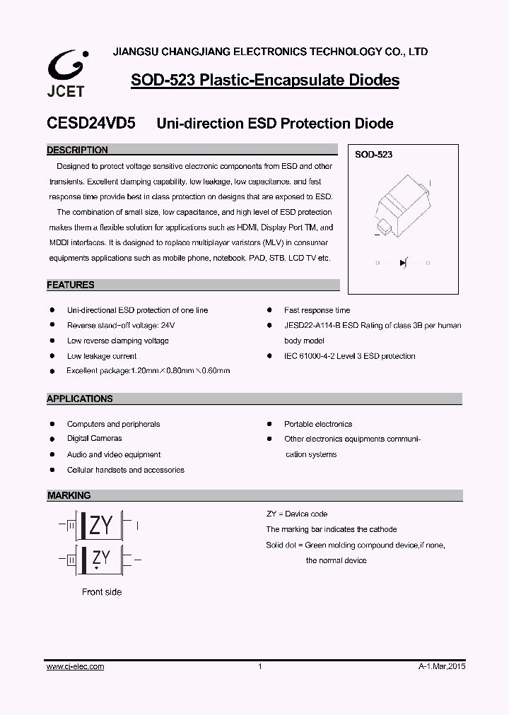 CESD24VD5_8885885.PDF Datasheet