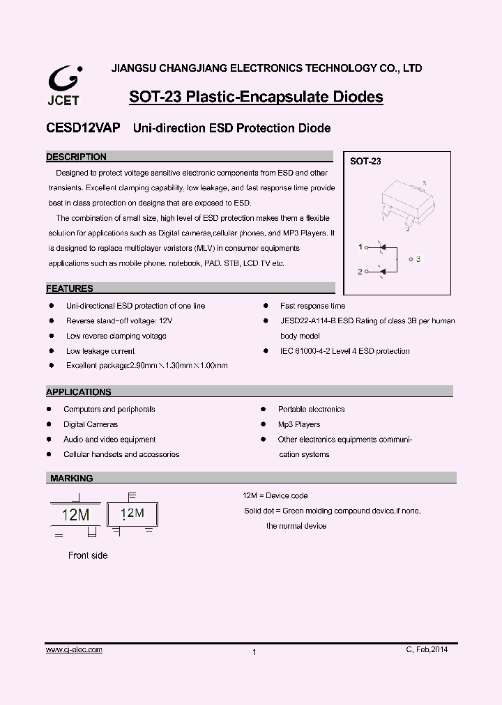 CESD12VAP_8885879.PDF Datasheet