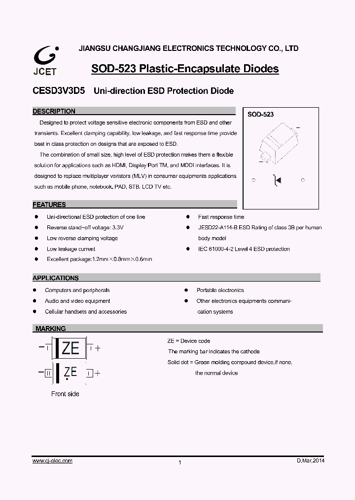 CESD3V3D5_8885878.PDF Datasheet