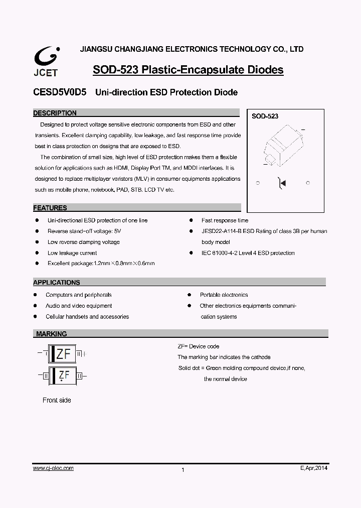 CESD5V0D5_8885892.PDF Datasheet