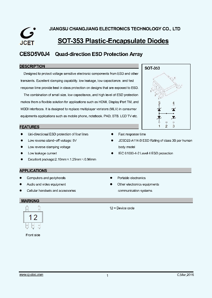 CESD5V0J4_8885895.PDF Datasheet