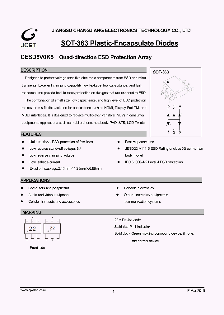 CESD5V0K5_8885896.PDF Datasheet