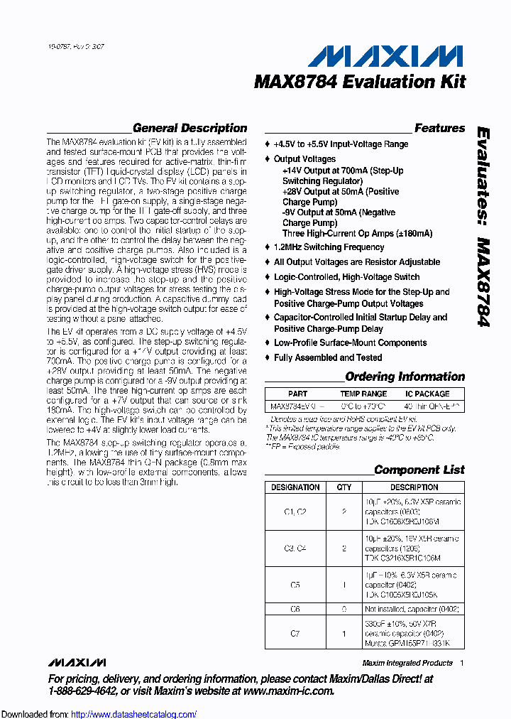 MAX8784EVKIT_8887256.PDF Datasheet
