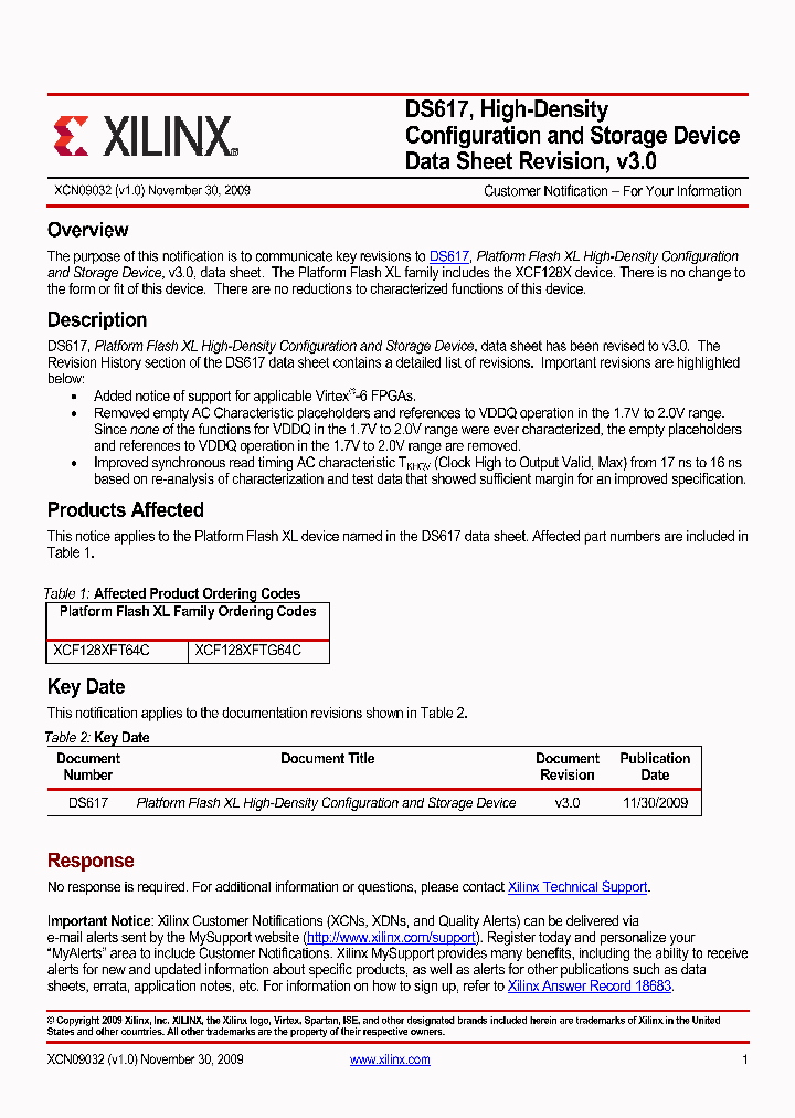 XCF128XFTG64C_8887648.PDF Datasheet