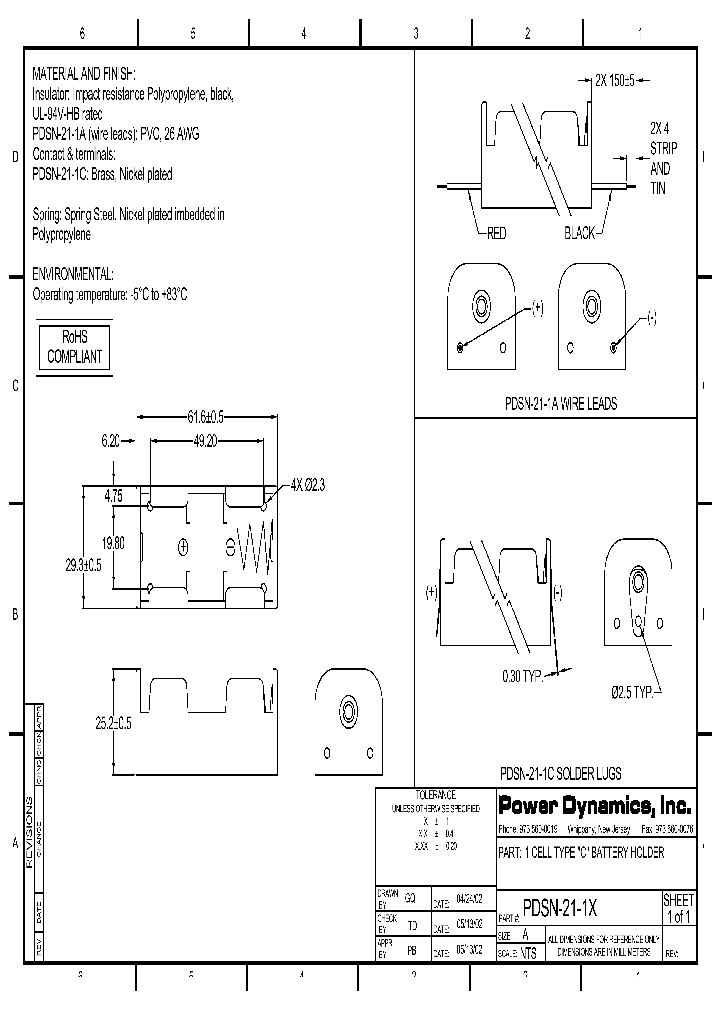 PDSN-21-1A_8888028.PDF Datasheet