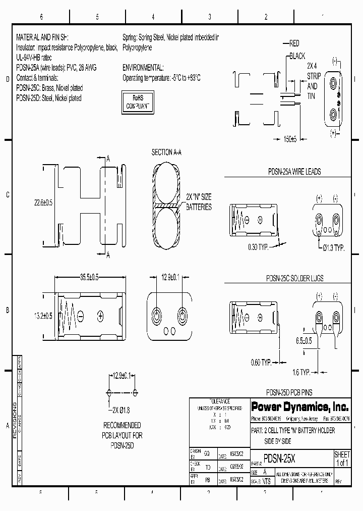 PDSN-25D_8888052.PDF Datasheet