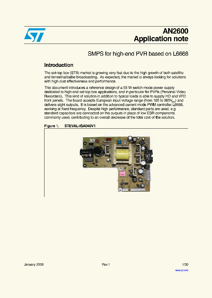 AN2600_8888164.PDF Datasheet