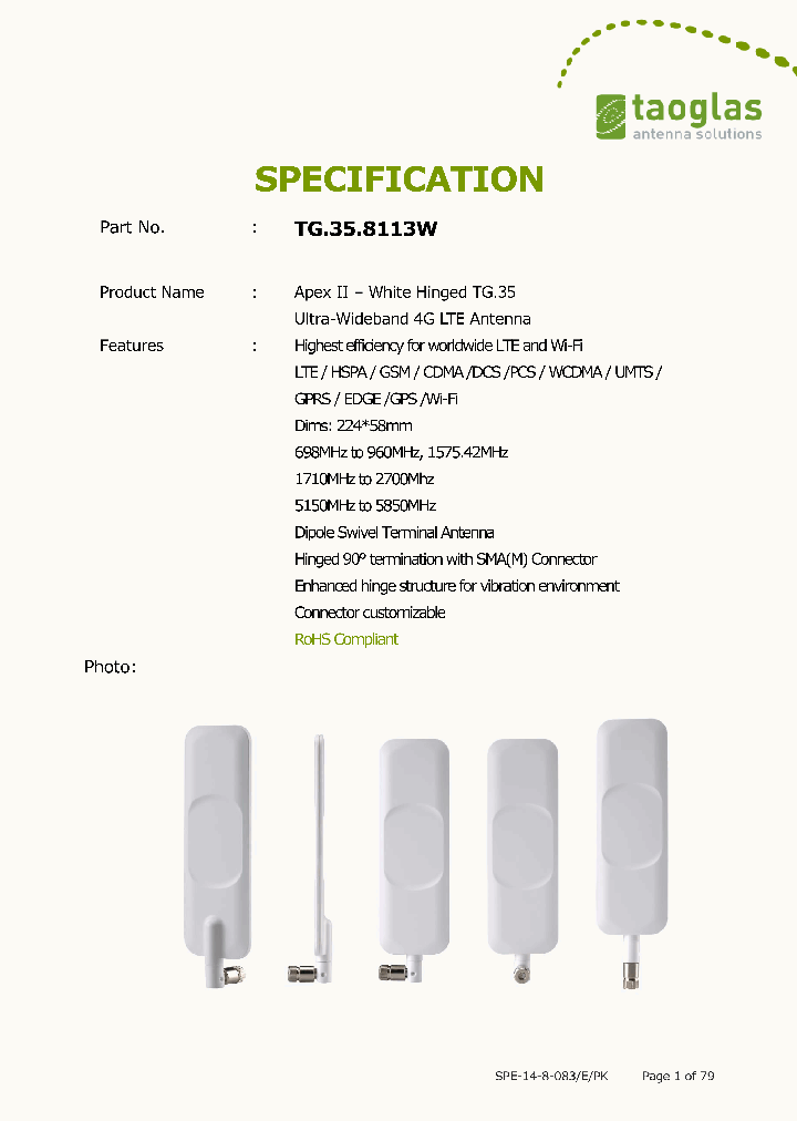TG358113W_8888238.PDF Datasheet