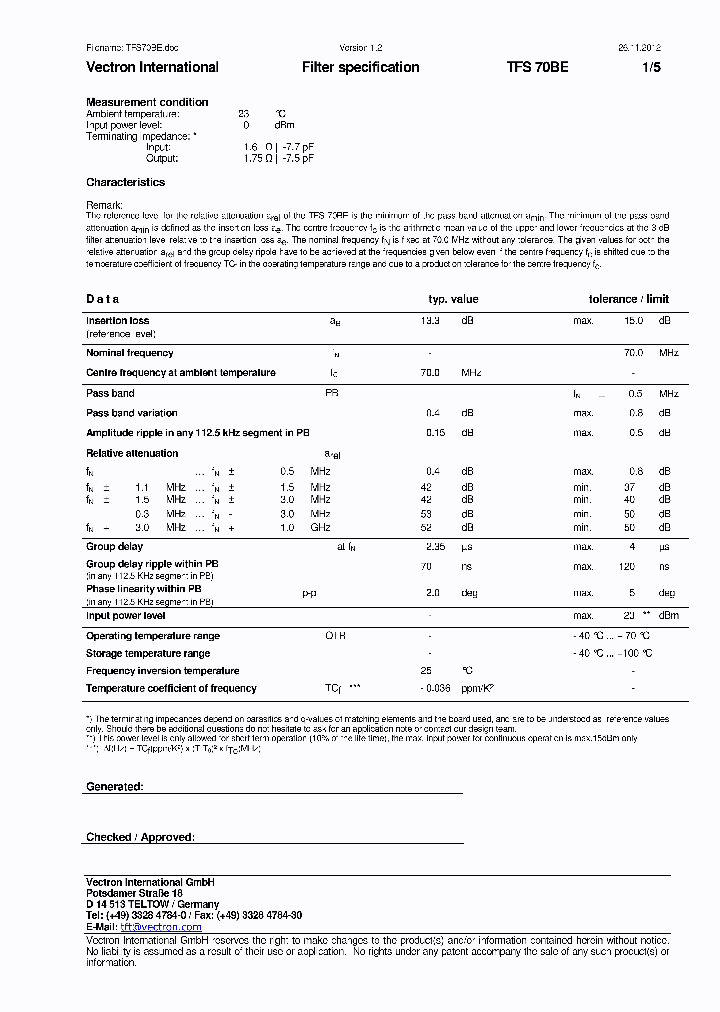 TFS70BE_8888465.PDF Datasheet