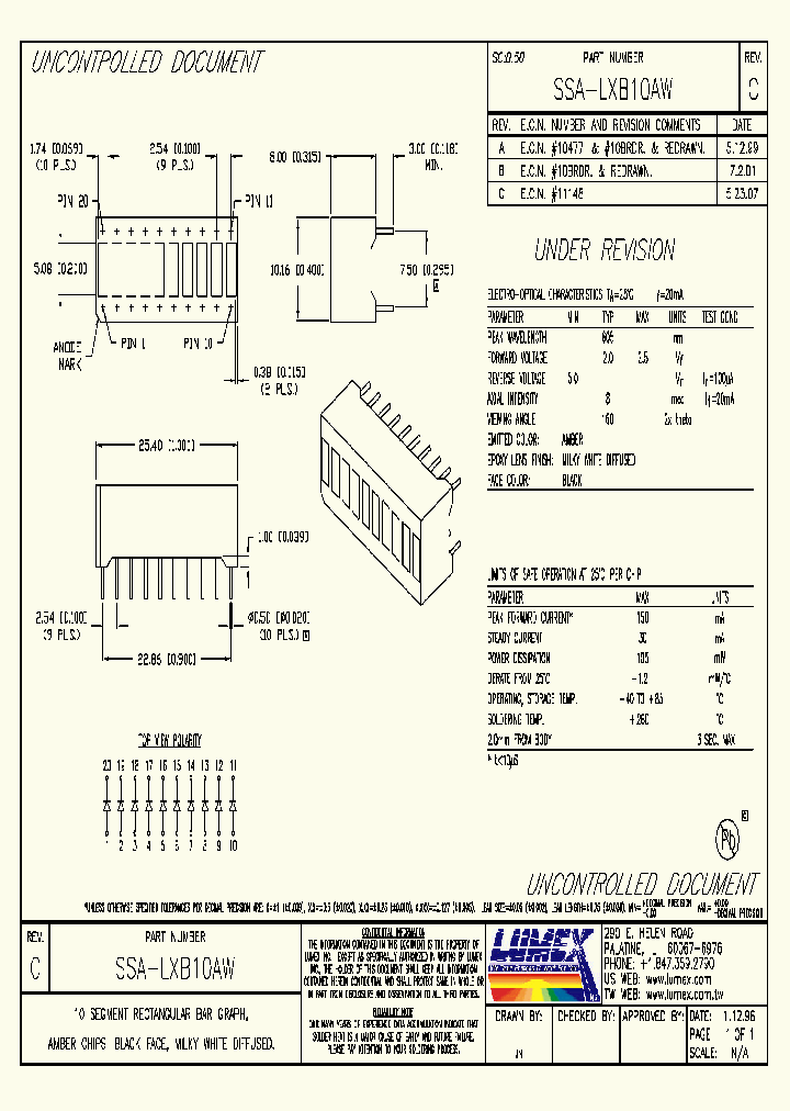 SSA-LXB10AW_8888362.PDF Datasheet