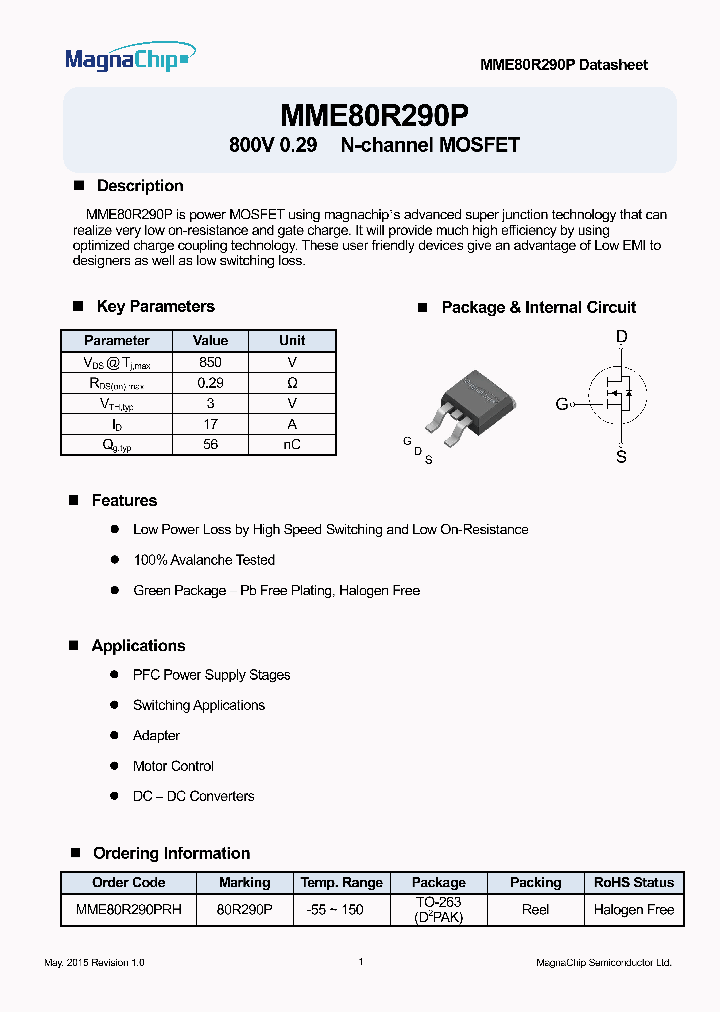 MME80R290P_8889909.PDF Datasheet