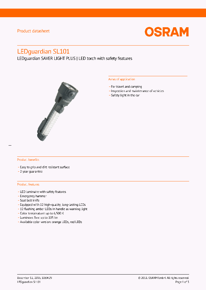 LEDGUARDIANSL101_8889949.PDF Datasheet