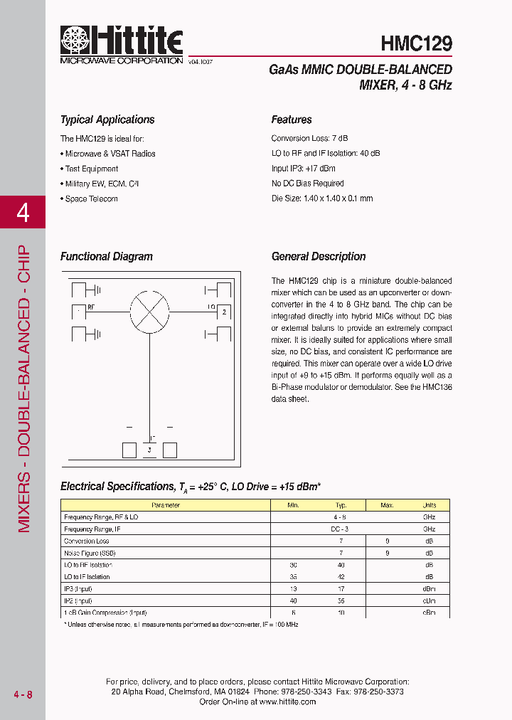 HMC129-09_8889980.PDF Datasheet