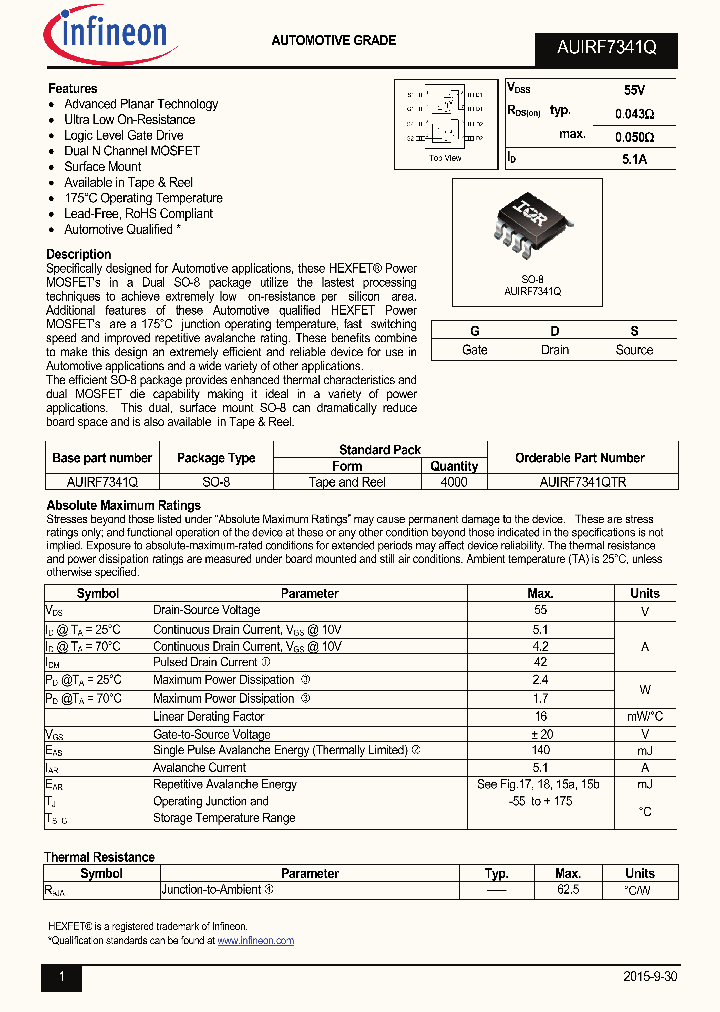 AUIRF7341Q_8890173.PDF Datasheet