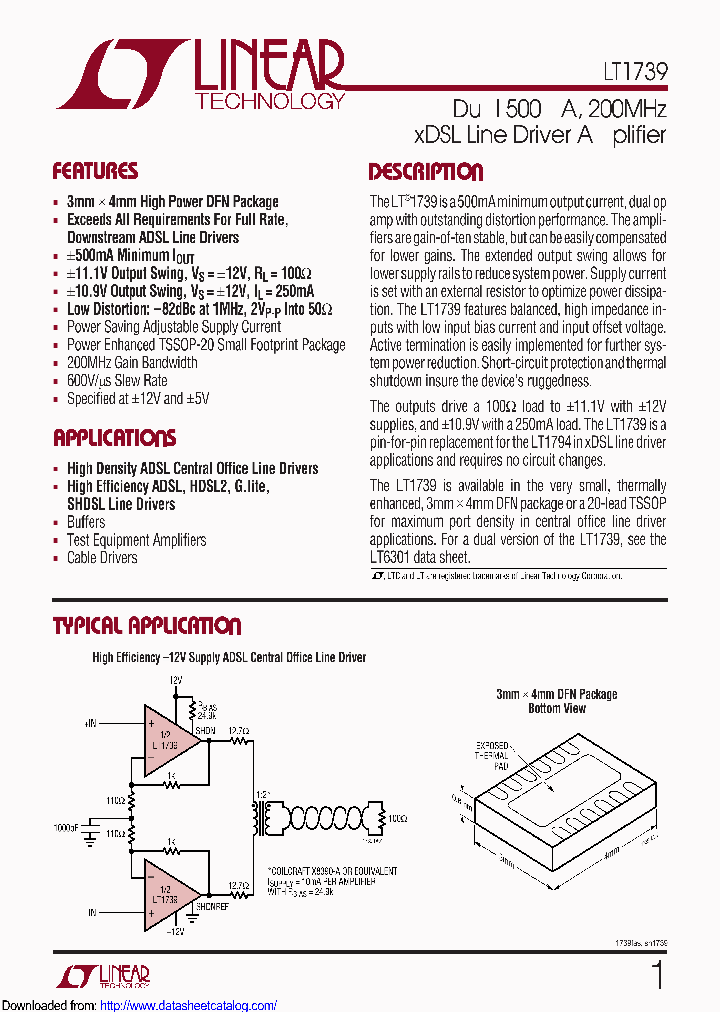 LT1739IFEPBF_8891024.PDF Datasheet