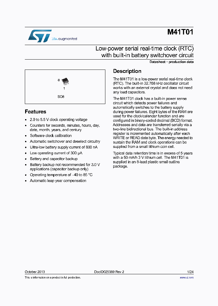 M41T01M6F_8891468.PDF Datasheet