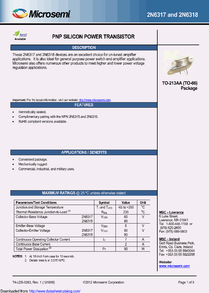 2N6318E3_8891707.PDF Datasheet