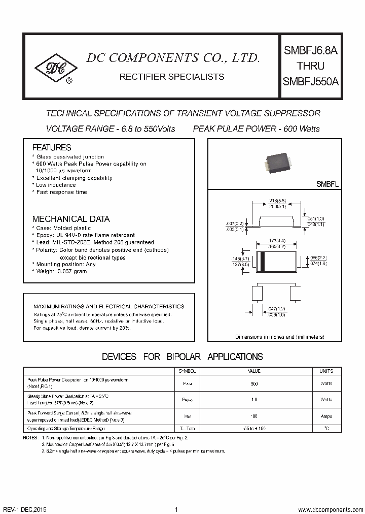 SMBFJ82A_8892360.PDF Datasheet