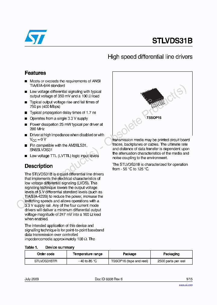 STLVDS31B_8892566.PDF Datasheet
