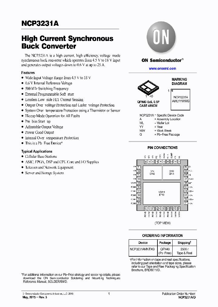 NCP3231AMNTXG_8892718.PDF Datasheet